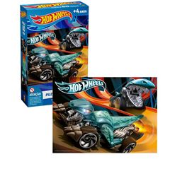 BRINQUEDO QUEBRA CABECA GROW HOT WHEELS 60 PECAS