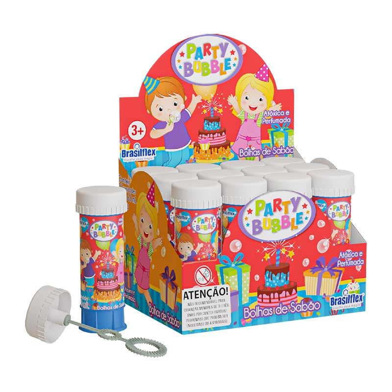 Bolhas de Sabão 60ml com Jogo Princesas Brasilflex Individual