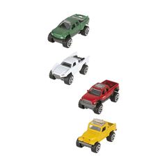 BRINQUEDO CARROS MINI VELOZES COM 4 PICK-UPS BRASKIT