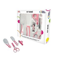 KIT PARA UNHAS CABELO BEBE P&F ROSA