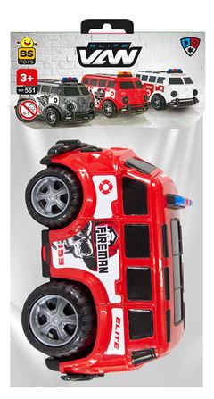 BRINQUEDO CARRO VAN ELITE POLICIA RESGATE AMBULANCIA BS TOYS