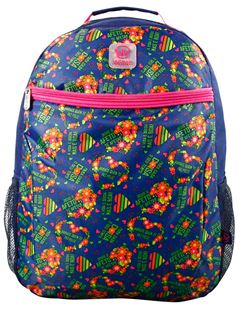 MOCHILA WINCY JUVENIL STANDARD CORACAO/FLORES