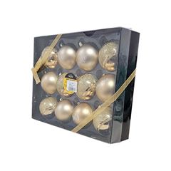 BOLA PLASTICA DECORADA 6CM COM 12 WINCY ESCRITA DOURADO