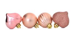 BOLA PLASTICA LISA 4CM COM 11 WINCY HEART ROSE GOLD