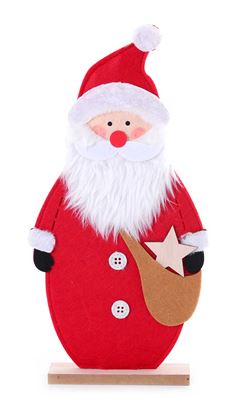 ENFEITE BONECO PAPAI NOEL 58CM WINCY STAR FELTRO