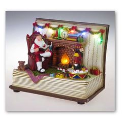 ENFEITE LUMINOSO MUSICAL LIVRO 15CM WINCY NATAL