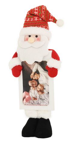 ENFEITE BONECO PAPAI NOEL 44CM WINCY COM PLACA