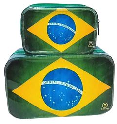 NECESSAIRE TRILHARTY + CARTEIRINHA COPA BANDEIRA