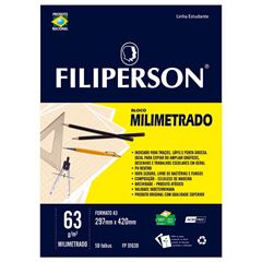 BLOCO FILIPERSON MILIMETRADO 50 FOLHAS A3