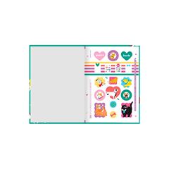 CADERNO 1/4 BROCHURA CAPA DURA 80 FOLHAS HUG ME 25 TILIBRA