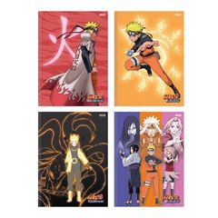 CADERNO BROCHURA 80 FOLHAS CAPA DURA NARUTO 24 SD