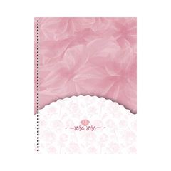 CADERNO CAPA DURA ESPIRAL 01X1 80 FOLHAS ROSA ROSE 25 ANIMATIVA