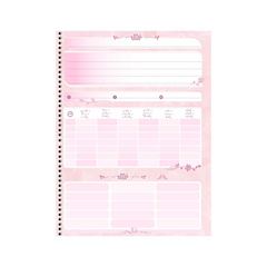 CADERNO CAPA DURA ESPIRAL 01X1 80 FOLHAS ROSA ROSE 25 ANIMATIVA