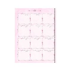 CADERNO CAPA DURA ESPIRAL 01X1 80 FOLHAS ROSA ROSE 25 ANIMATIVA