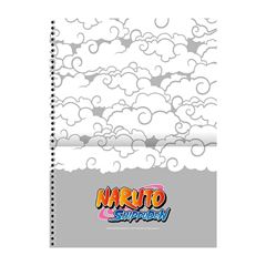 CADERNO 01X1 ESPIRAL 80 FOLHAS CAPA DURA NARUTO 23 SD