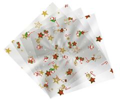 SACO POLI TRANSPARENTE 15X30 CROMUS NATAL SORTIDO