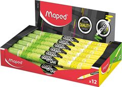 CANETA MARCA TEXTO MAPED FLUO DUO PEPS VERDE/AMARELO