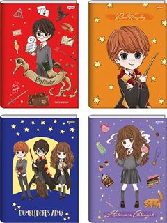 CADERNO BROCHURA 96 FOLHAS CAPA DURA HARRY POTTER 24 JANDAIA