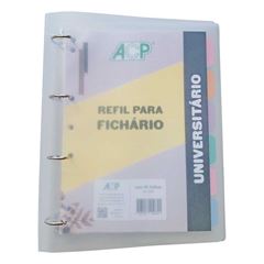 FICHARIO ACP 4 ARGOLAS PP 96 FOLHAS JOY CRISTAL