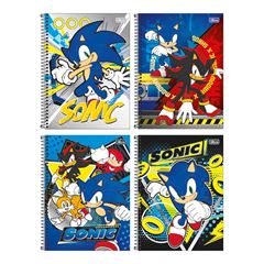 CADERNO 01X1 ESPIRAL 80 FOLHAS CAPA DURA SONIC 25 TILIBRA