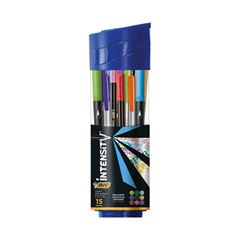 CANETA HIDROGRAFICA BIC INTENSITY COM 15 CORES SORTIDA