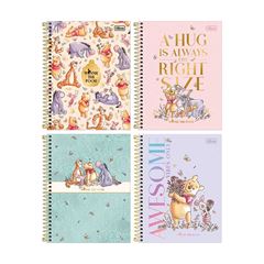 CADERNO 10X1 ESPIRAL 160 FOLHAS CAPA DURA COLEG POOH 25 TILIBRA