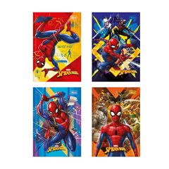 CADERNO 1/4 BROCHURA 48 FOLHAS CAPA DURA SPIDER MAN 25 TILIBRA