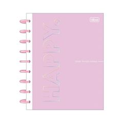 CADERNO DESMONTAVEL 01X1 80 FOLHAS COLEGIAL 24 TILIDISCO HAPPY