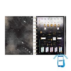 CADERNO DESMONTAVEL 10X1 160 FOLHAS TILIDISCO 25 MAGIC