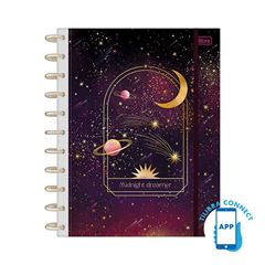 CADERNO DESMONTAVEL 10X1 160 FOLHAS TILIDISCO 24 MAGIC