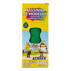 MASSA MODELAR ROLO 500G ACRILEX VERDE MUSGO