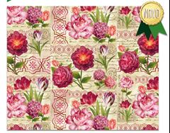 PAPEL FANTASIA FOLHAS 50X60 SAO JOAO FLORAL 311 COUCHE