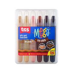 GIZ GEL 6 CORES TRIS AQUARELAVEL TONS DE PELE