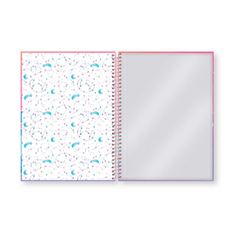 CADERNO CAPA DURA ESPIRAL 01X1 80 FOLHAS STITCH 24 FORONI