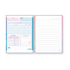 CADERNO CAPA DURA ESPIRAL 01X1 80 FOLHAS STITCH 24 FORONI