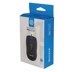 MOUSE HOOPSON OPTICO USB OFFICE MS-038 CINZA