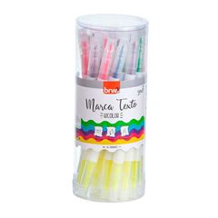 CANETA MARCA TEXTO BRW PONTA DUPLA NEON SORTIDA