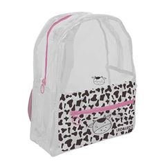 MOCHILA COSTAL LEO&LEO JUVENIL MILK TRANSPARENTE