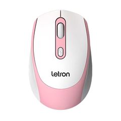 MOUSE LETRON OPTICO SEM FIO SUPREME COLOR ROSA 1712