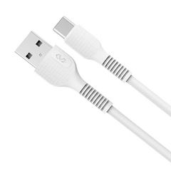 CABO USB LETRON 2,0 METROS PVC LIGHTNING BRANCO VQ-D88