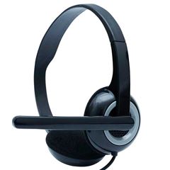 FONE COM MICROFONE OEX HEADSET CALL MEET PRETO