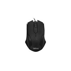 MOUSE LETRON OPTICO USB SQUARES PRETO