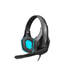 FONE COM MICROFONE LETRON HEADSET GAMER HIVE PRETO/AZUL