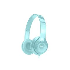 FONE COM MICROFONE LETRON HEADPHONE WIRE AZUL