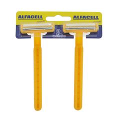 BARBEADOR ALFACELL SHAVER AL11002 AMARELO