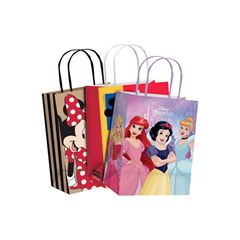 SACOLA PAPEL CROMUS 26X19,5X9,5 CM MEDIO DISNEY SORTIDA