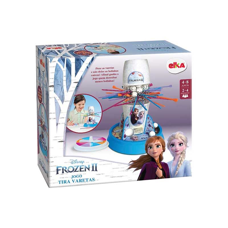 Brinquedo Quebra Cabeça + Dominó + Jogo Da Memória Frozen