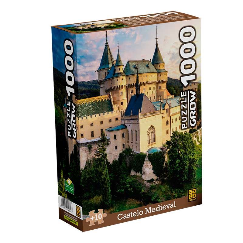 Quebra-cabeça 1000 Peças Castelo Medieval - Pais E Filhos