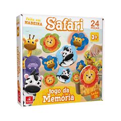 JOGO MEMORIA BRINCADEIRA DE CRIANCA SAFARI