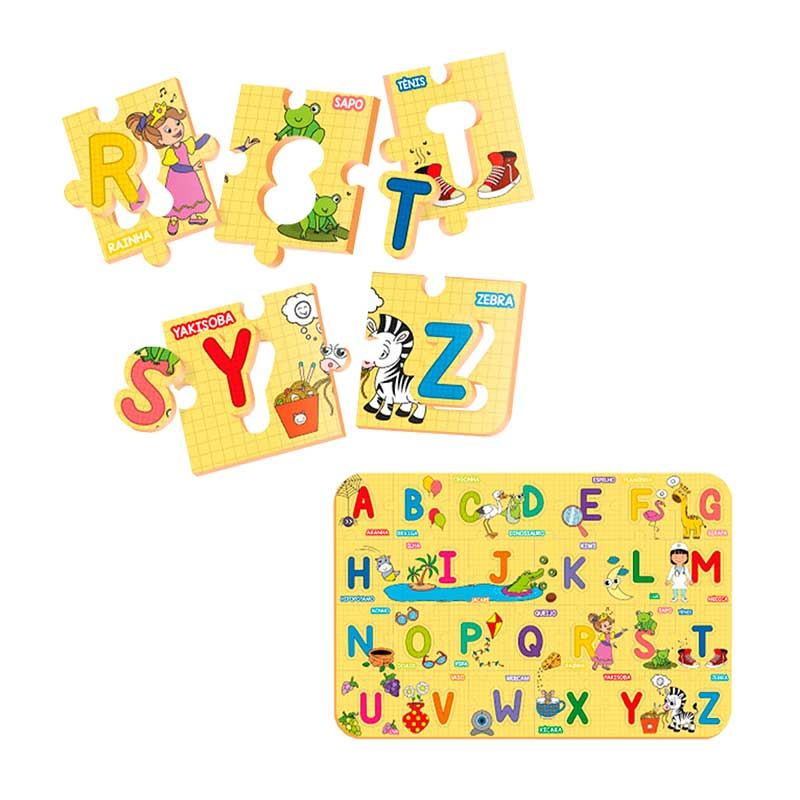 Quebra-Cabeça Montando o Alfabeto - Toyster - Jogo Educativo :)